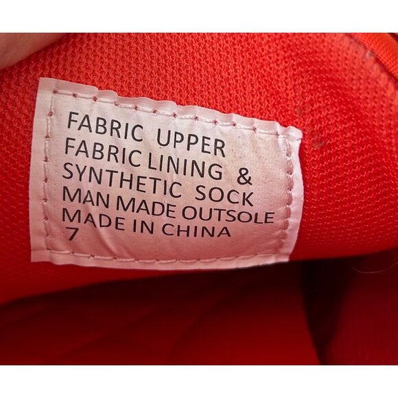 Birdies The Roadrunner Sneakers Womens 7 Orange Ivory - Picture 9 of 9